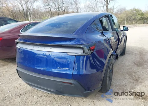 2026 Tesla Model Y Long Range Dual Motor All-Wheel Drive/Long Range Launch Series from USA, damaged, VIN 7SAYGDEE2TA449826